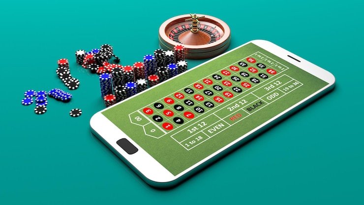 Antarmuka taruhan dan tabel pembayaran Three Card Poker